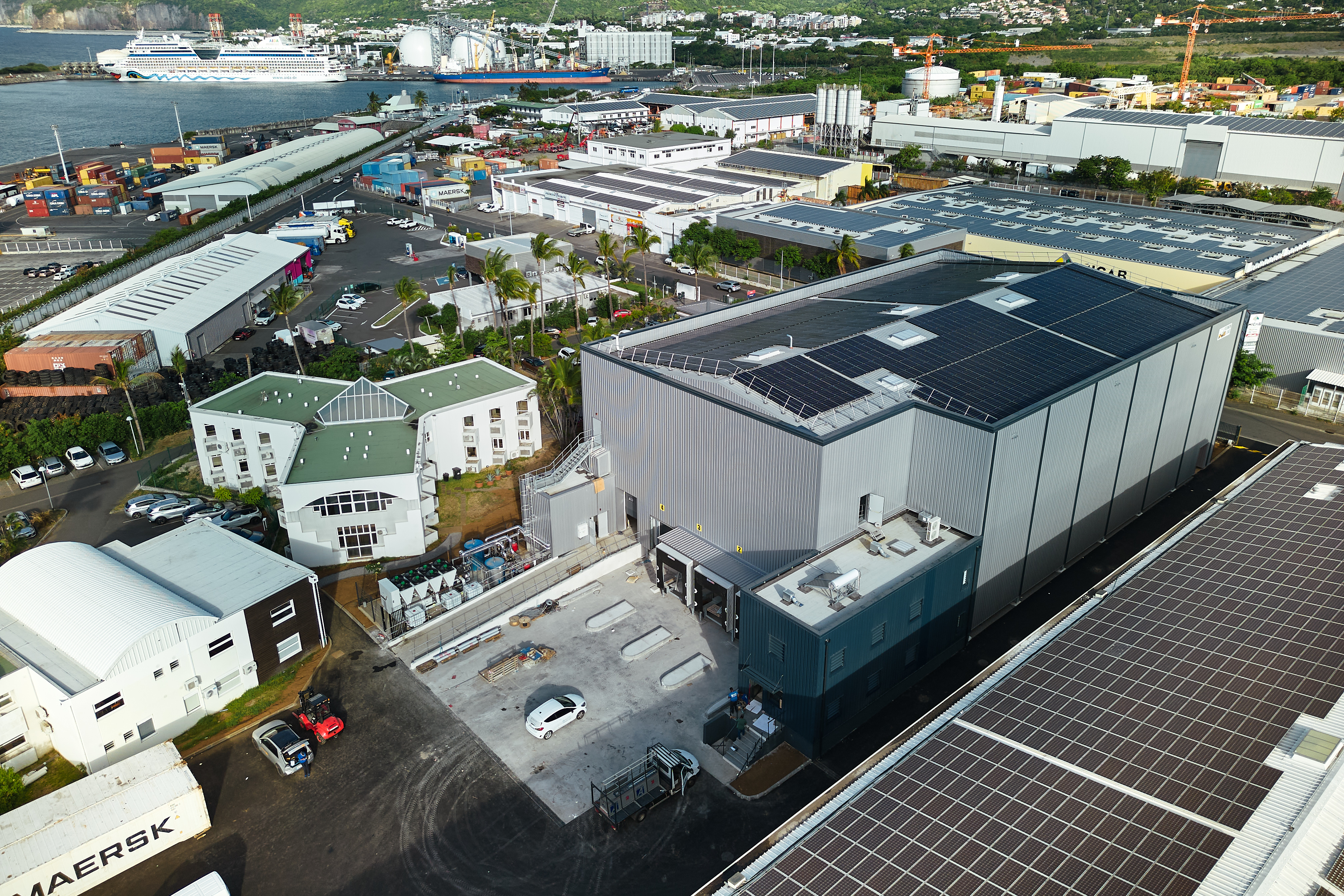 Toiture PV Reunion Inland 224 kWc